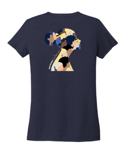 Allmade Women's Tri-Blend V-Neck Tee - Image 3