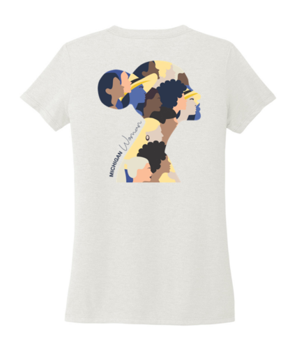 Allmade Women's Tri-Blend V-Neck Tee - Image 4