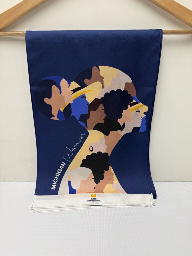 MI Women Oblong Silk Scarf